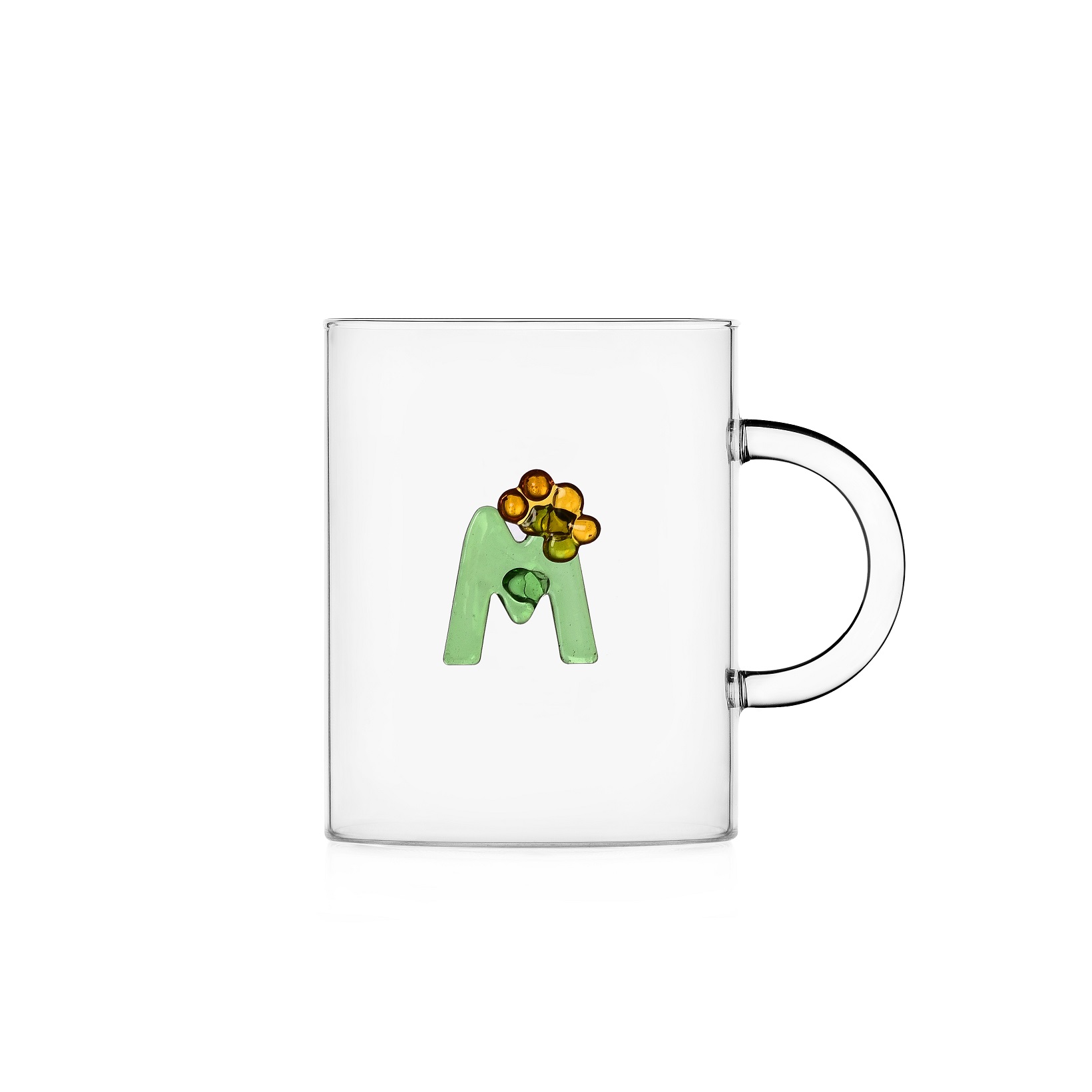 Mug Ichendorf Greenwood Collection Flowery Alphabet Letter M